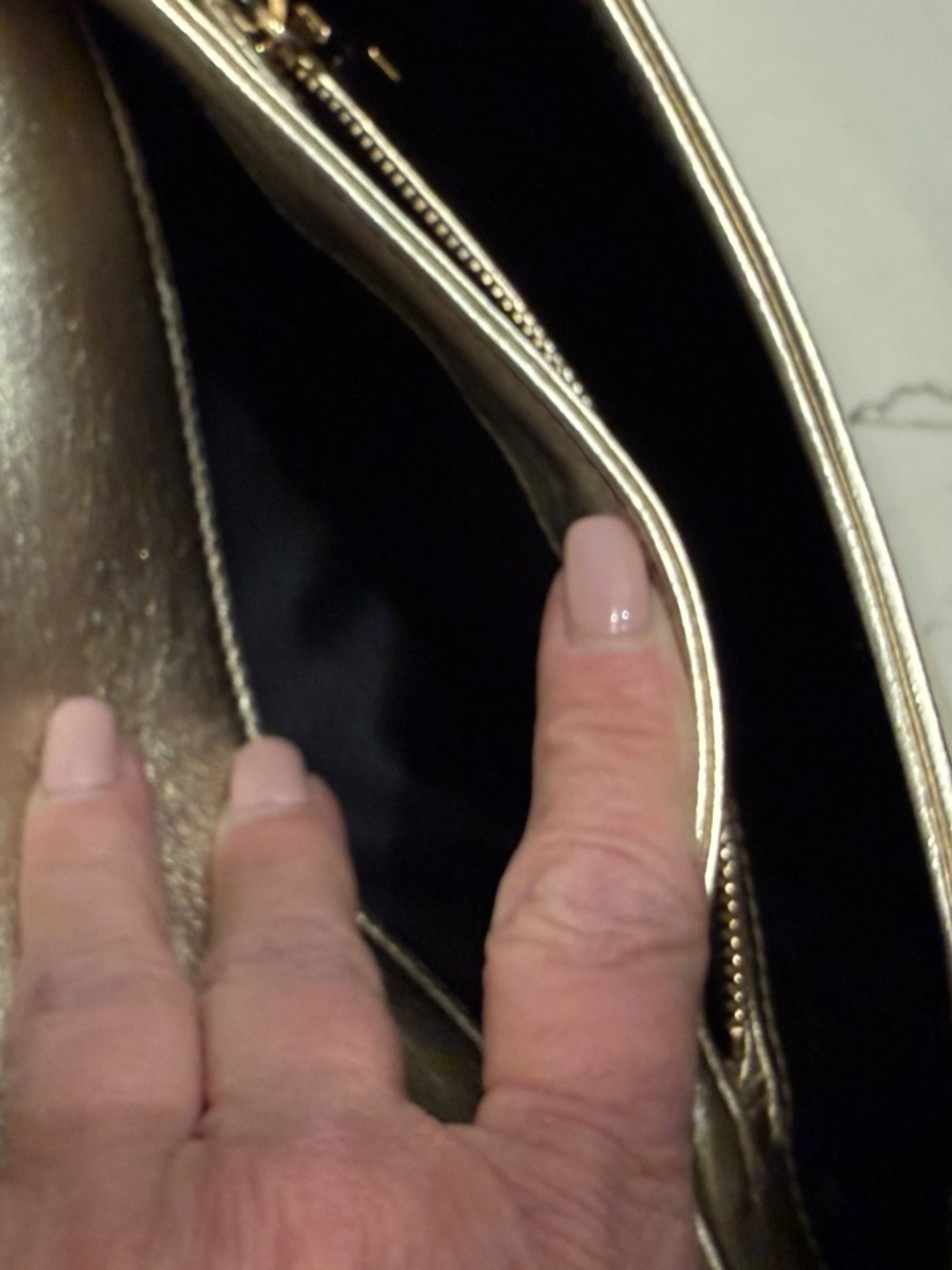 Miu Miu Gold Quilted Leather Shoulder Bag - Picture 9 of 9